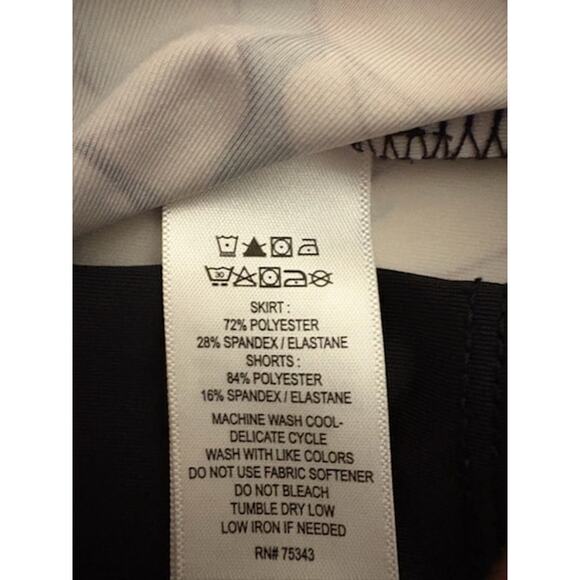 Tommy Bahama Golf Floral Skort Athletic Large Athleisure Botanical Tropical - Picture 4 of 7